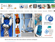 Tablet Screenshot of decos-des-iles.com